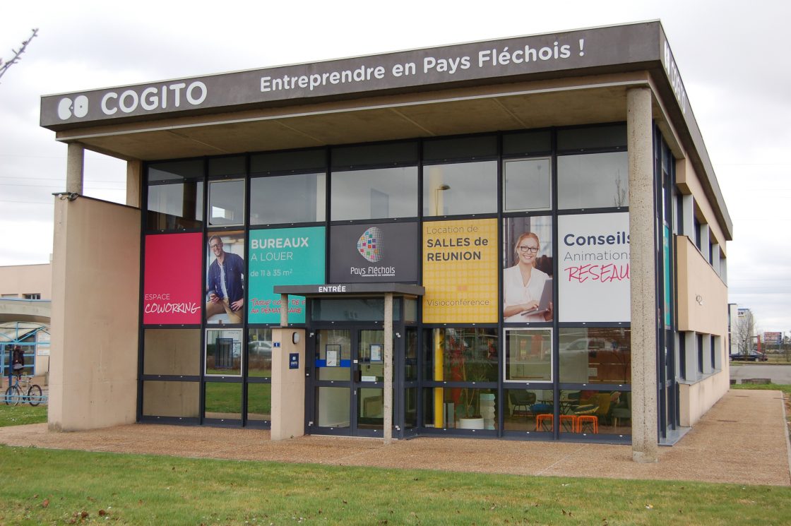 Cogito, lieu d'accueil du service Action économique de la communauté de communes, pour entreprendre en Pays fléchois